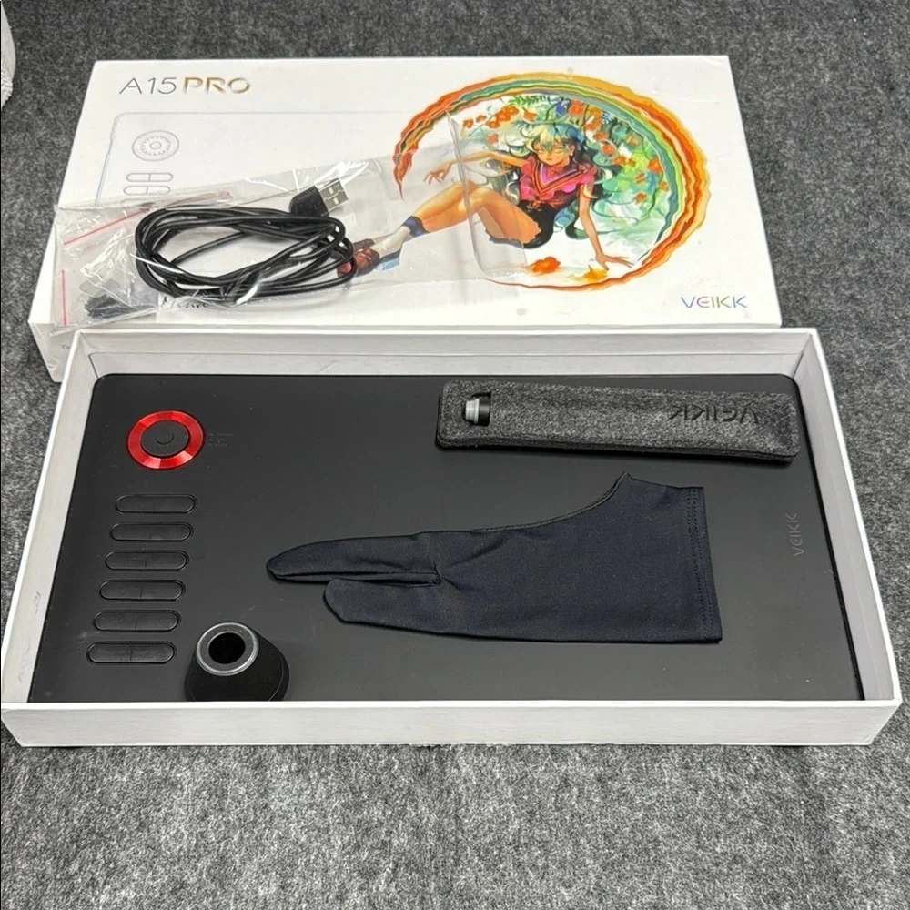 A15 Pro Graphics Tablet - White